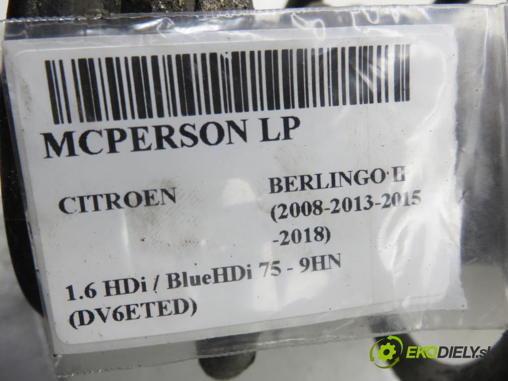 CITROEN BERLINGO Nadwozie pełne/minivan (B9) FURGON 2011 55,00 1.6 HDi / BlueHDi 75 - 9HN (DV6ETED) 1560,00 MCPERSON LP