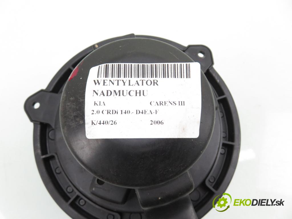 KIA CARENS III (UN) MINIVAN 2006 103,00 2.0 CRDi 140 1991,00 Ventilátor vetráku B448231370 ; A0540221C