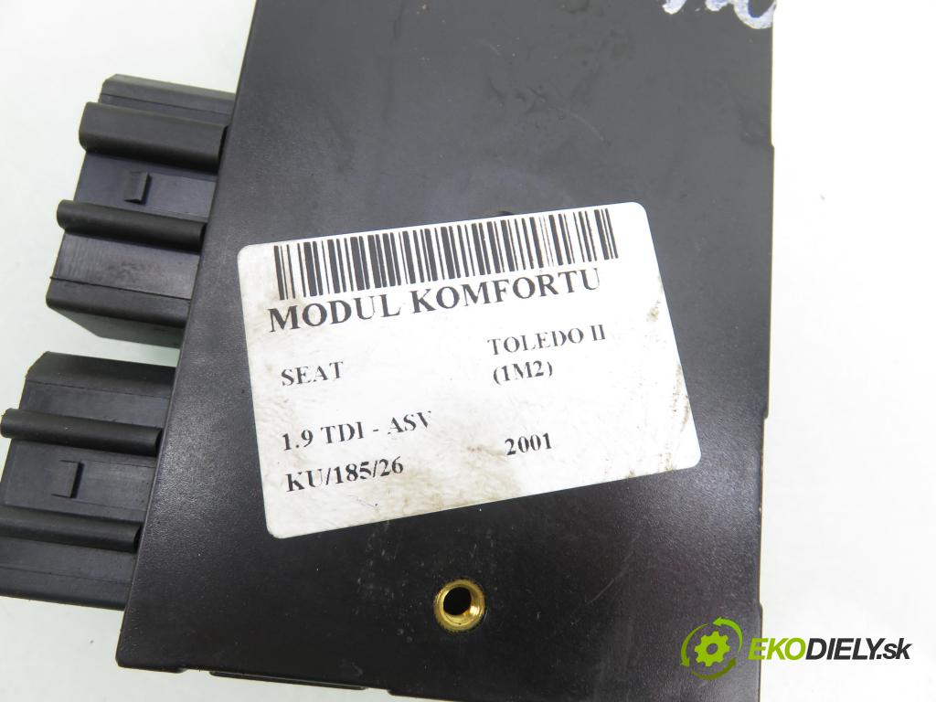 SEAT TOLEDO II (1M2) SEDAN 2001 81,00 1.9 TDI - ASV 1896,00 MODUL komfortu 1C0959799F ; 5DK00821450