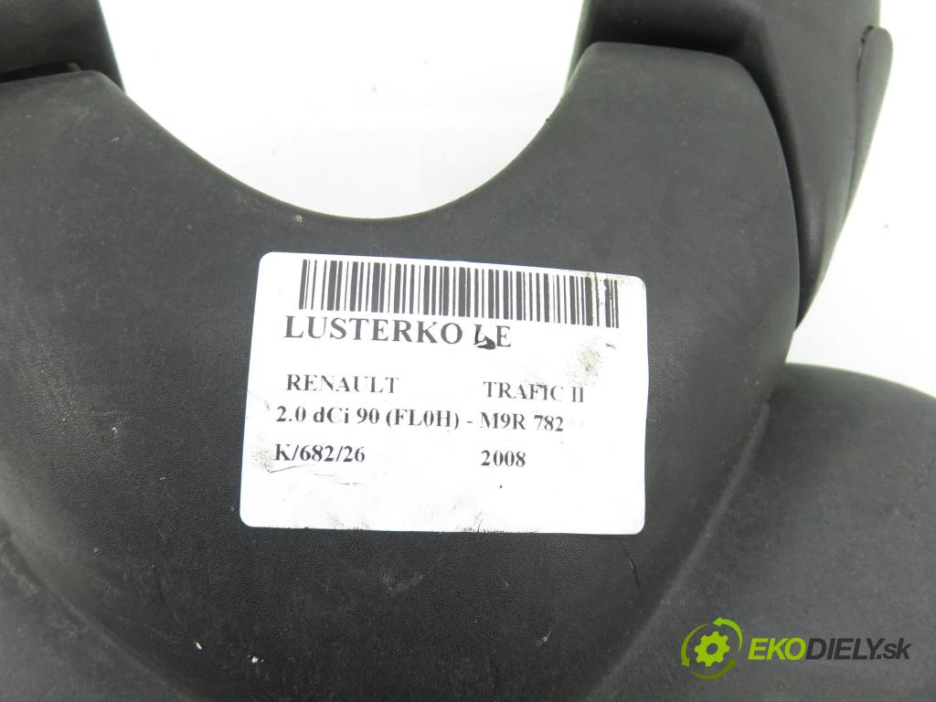 RENAULT TRAFIC II Skrzynia (FL) FURGON 2008 0,00 2.0 dCi 90 (FL0H) - M9R 782 1995,00 Spätné zrkadlo LE