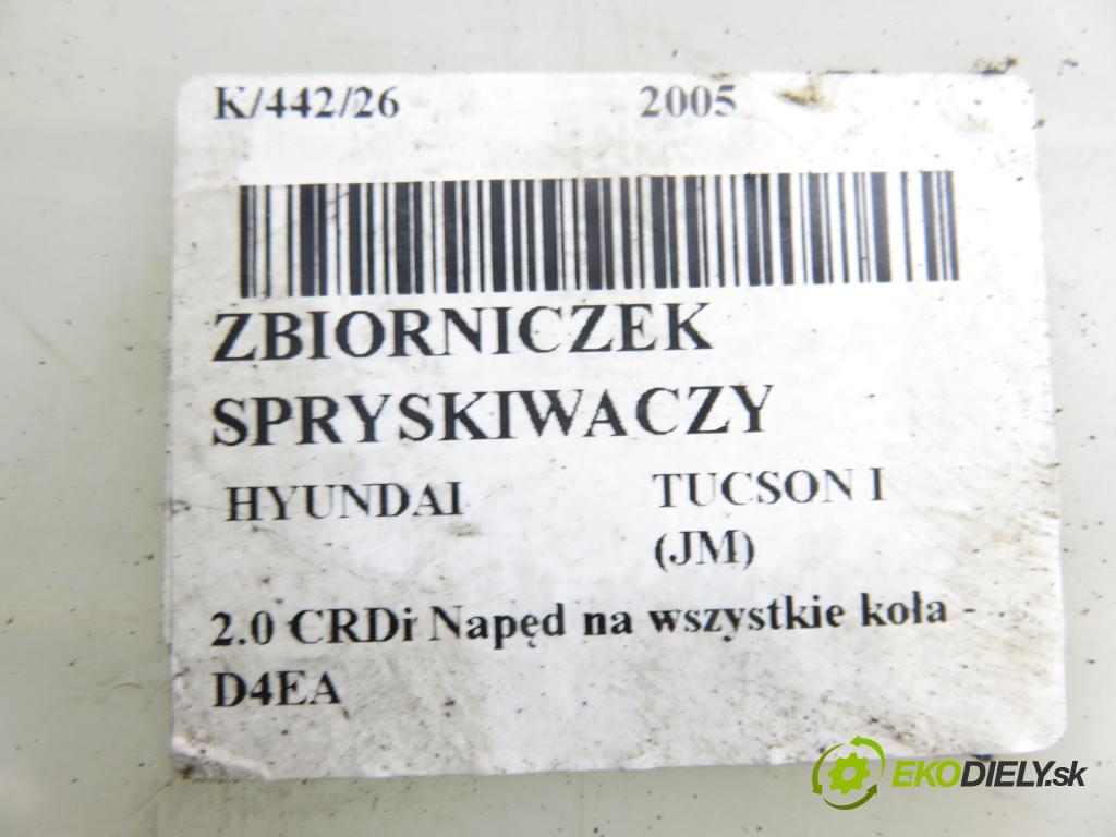 HYUNDAI TUCSON (JM) SUV 2005 83,00 2.0 CRDi 4WD 113 - D4EA 1991,00 nádržka ostřikovačů 986102E000 ; 986102E010 (Klika dveří ostatní)