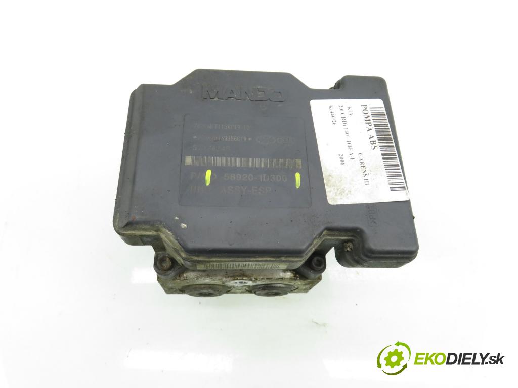 KIA CARENS III (UN) MINIVAN 2006 103,00 2.0 CRDi 140 1991,00 Pumpa ABS 589201D300 (Pumpa ABS)