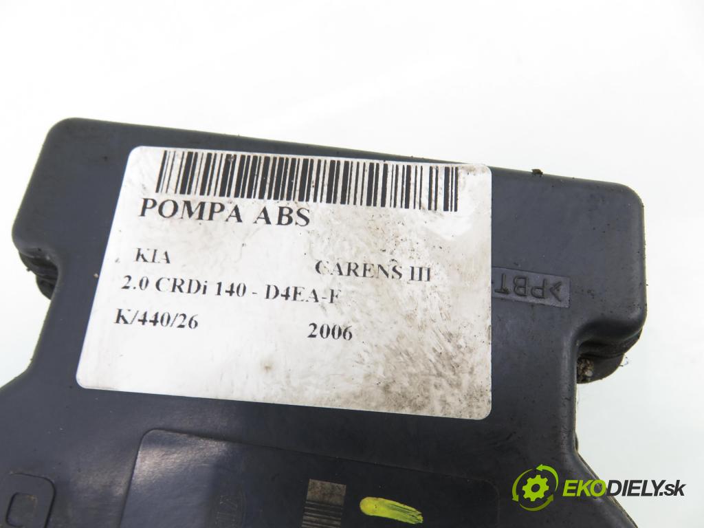 KIA CARENS III (UN) MINIVAN 2006 103,00 2.0 CRDi 140 1991,00 Pumpa ABS 589201D300 (Pumpa ABS)