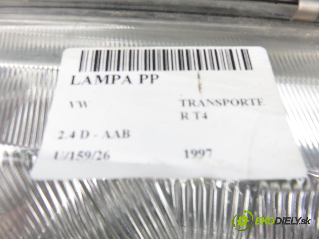 VW TRANSPORTER IV Autobus (70XB, 70XC, 7DB, 7DW, 7DK) BUS 1997 57,00 2.4 D 78 2370,00 Svetlo PP