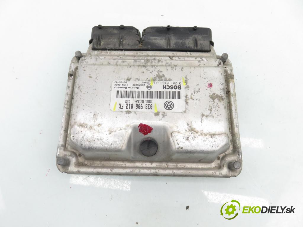 SEAT TOLEDO II (1M2) SEDAN 2001 81,00 1.9 TDI - ASV 1896,00 Riadiaca jednotka Motor 038906012FK ; 0281010683