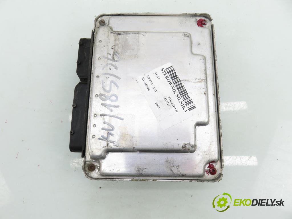 SEAT TOLEDO II (1M2) SEDAN 2001 81,00 1.9 TDI - ASV 1896,00 Riadiaca jednotka Motor 038906012FK ; 0281010683