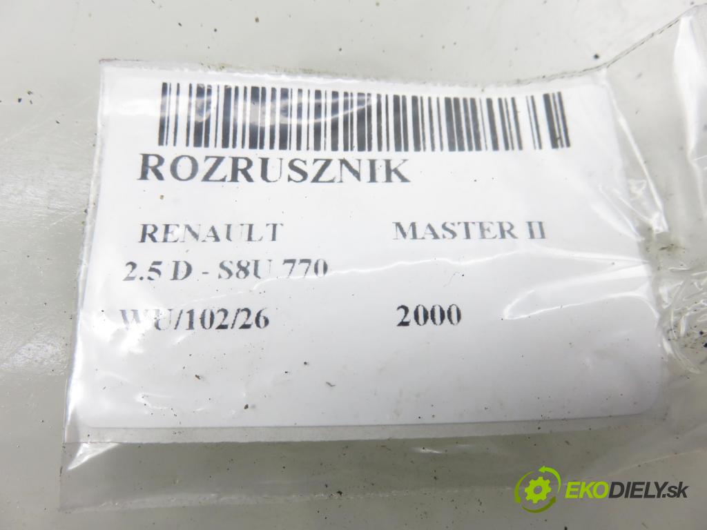 RENAULT MASTER II Platforma / podwozie (ED/HD/UD) KABINA/PLATFORMA 2000 59,00 2.5 D - S8U 770 2499,00 startér S5009 (Startér)