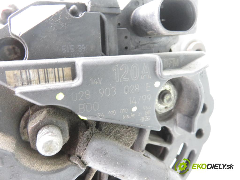 VW GOLF IV (1J1) HB 2000 81,00 1.9 TDI - AHF 1896,00 Alternátor 028903028E ; 0124515010 (Alternátor)