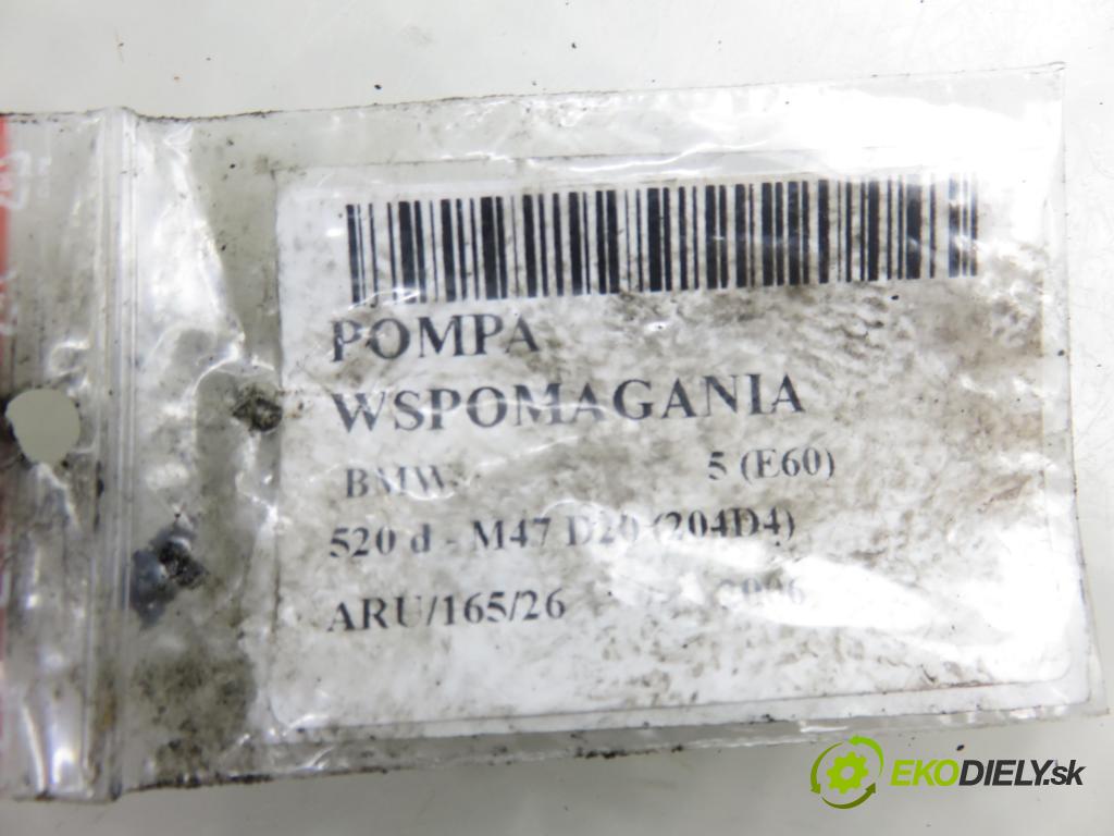 BMW 5 (E60) SEDAN 2006 120,00 520 d - M47 D20 (204D4) 1995,00 pumpa servočerpadlo 7693974 (Servočerpadlo)