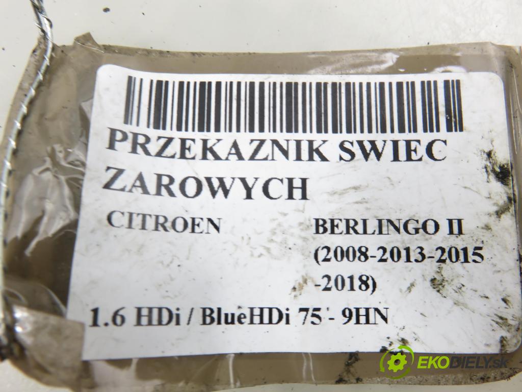 CITROEN BERLINGO Nadwozie pełne/minivan (B9) FURGON 2011 55,00 1.6 HDi / BlueHDi 75 - 9HN (DV6ETED) 1560,00 RELÉ: JÚN: 51299049 ; 9666671780