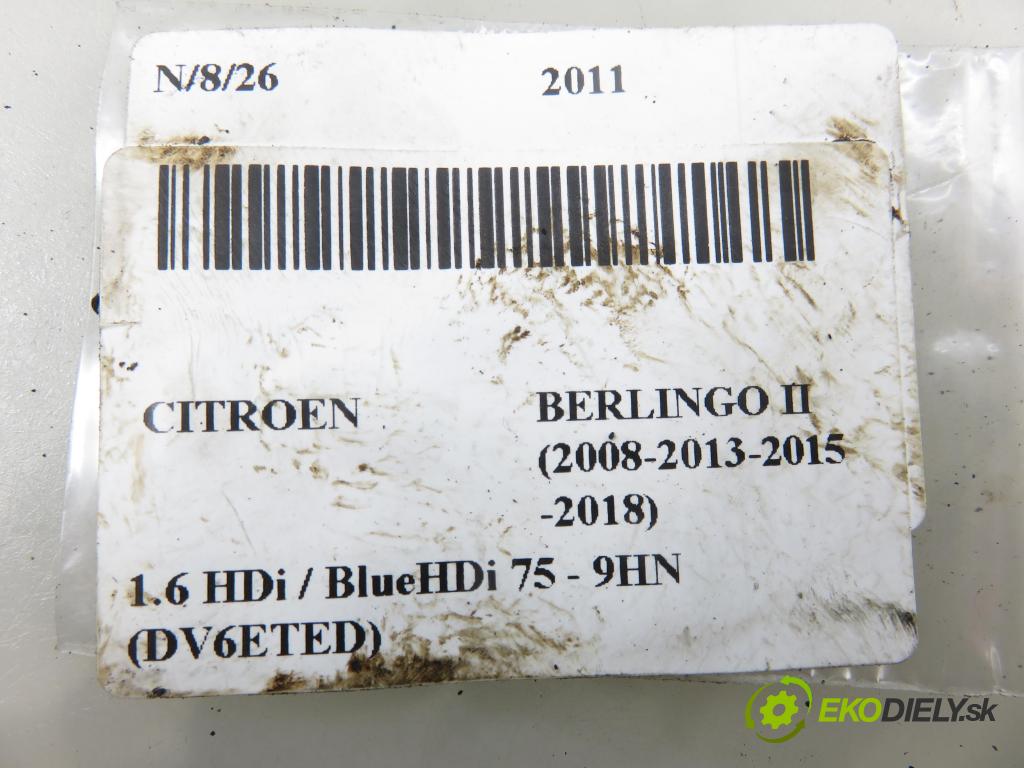 CITROEN BERLINGO Nadwozie pełne/minivan (B9) FURGON 2011 55,00 1.6 HDi / BlueHDi 75 - 9HN (DV6ETED) 1560,00 rezistor / REOSTAT: ventilátoru 9663558880