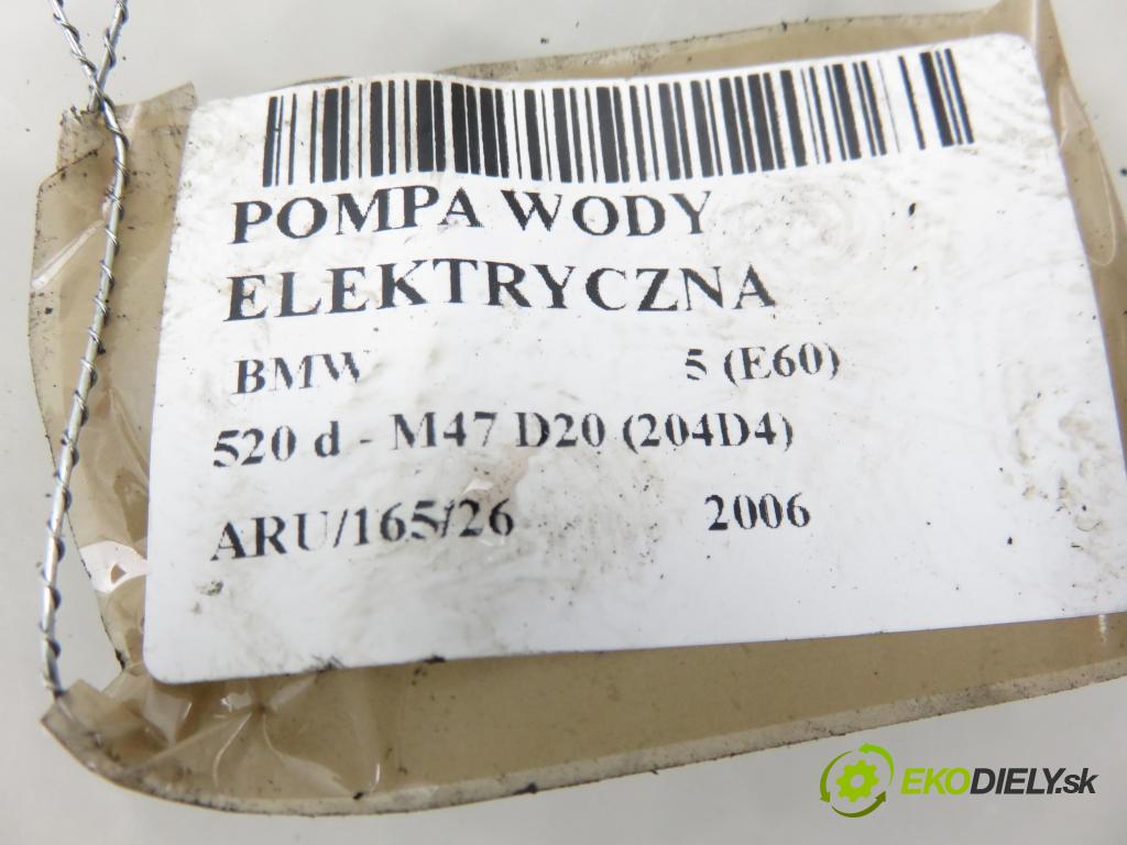 BMW 5 (E60) SEDAN 2006 120,00 520 d - M47 D20 (204D4) 1995,00 pumpa vody elektrická 6917700