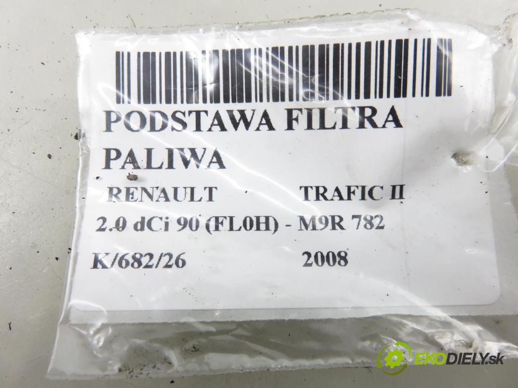 RENAULT TRAFIC II Skrzynia (FL) FURGON 2008 0,00 2.0 dCi 90 (FL0H) - M9R 782 1995,00 Obal filtra paliva 8200780972 (Obal palivového filtra)
