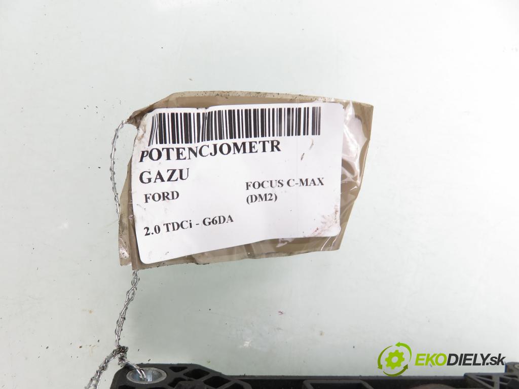 FORD FOCUS C-MAX (DM2) MINIVAN 2004 100,00 2.0 TDCi - G6DA 1997,00 potenciometr plynového pedálu 3M519F836AF ; 6PV00864110 (Potenciometr plynového pedálu)