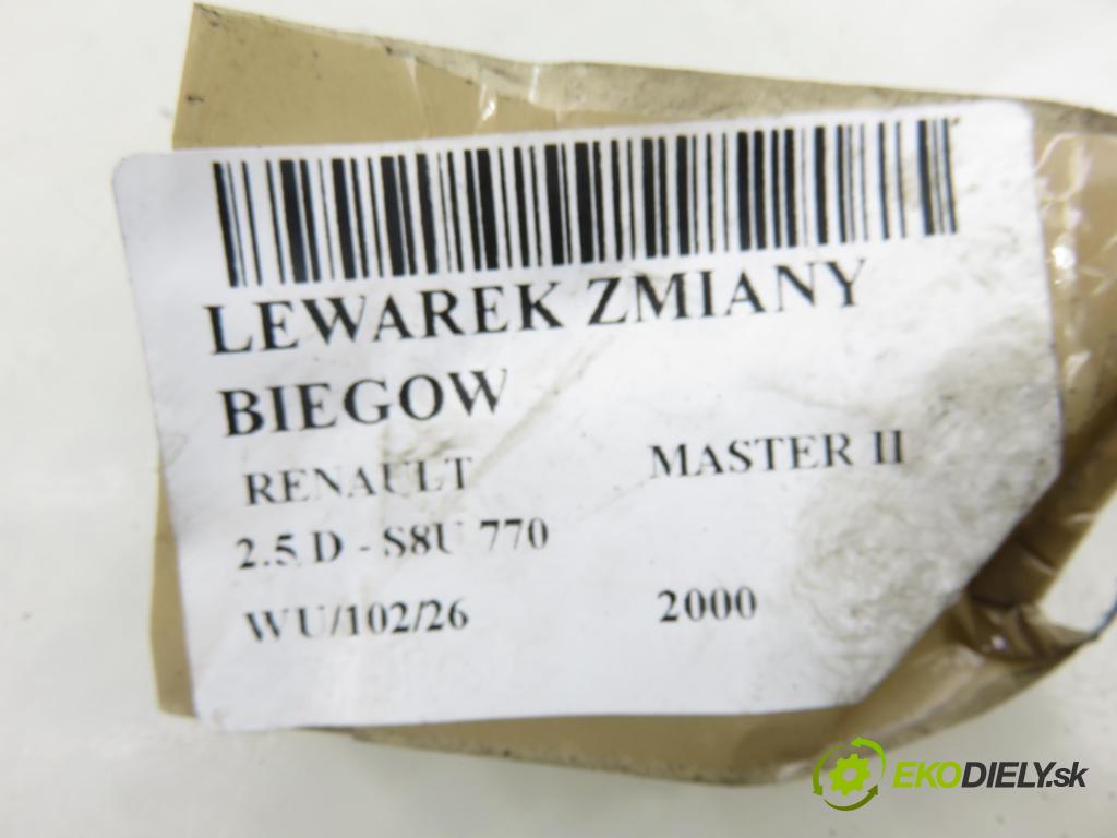 RENAULT MASTER II Platforma / podwozie (ED/HD/UD) KABINA/PLATFORMA 2000 59,00 2.5 D - S8U 770 2499,00 ZVEDÁK: