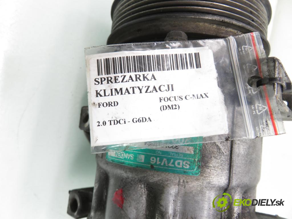 FORD FOCUS C-MAX (DM2) MINIVAN 2004 100,00 2.0 TDCi - G6DA 1997,00 KOMPRESOR: klimatizace 3M5H19D629HB (Kompresor klimatizace)