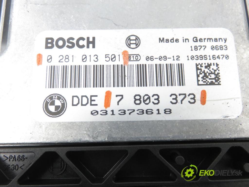 BMW 5 (E60) SEDAN 2006 120,00 520 d - M47 D20 (204D4) 1995,00 řídící jednotka motora 0281013501 ; 7803373