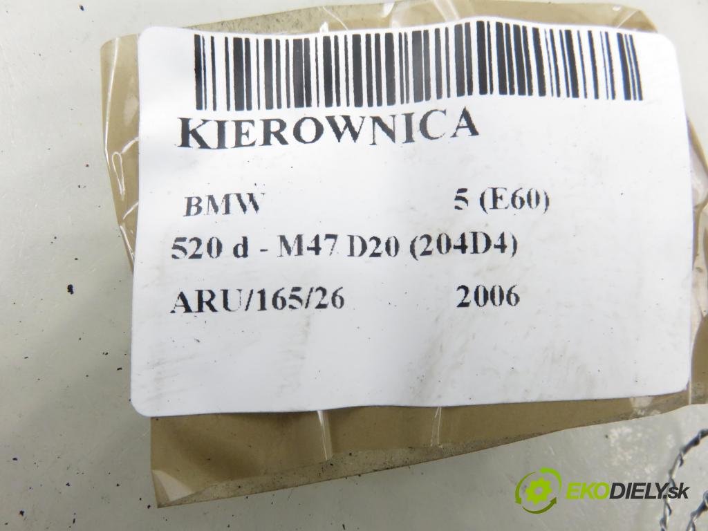 BMW 5 (E60) SEDAN 2006 120,00 520 d - M47 D20 (204D4) 1995,00 ovladač rádia 6023500
