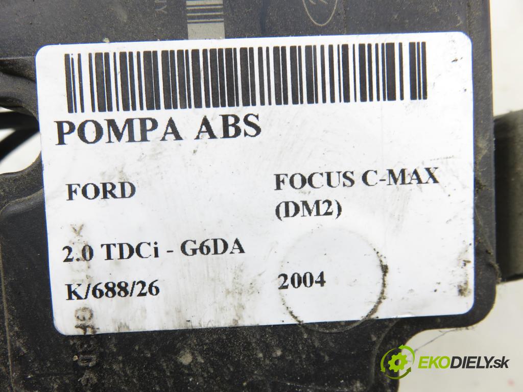 FORD FOCUS C-MAX (DM2) MINIVAN 2004 100,00 2.0 TDCi - G6DA 1997,00 Pumpa ABS 10097001083 ; 10020700304 ; 3M512M110CA (Pumpa ABS)