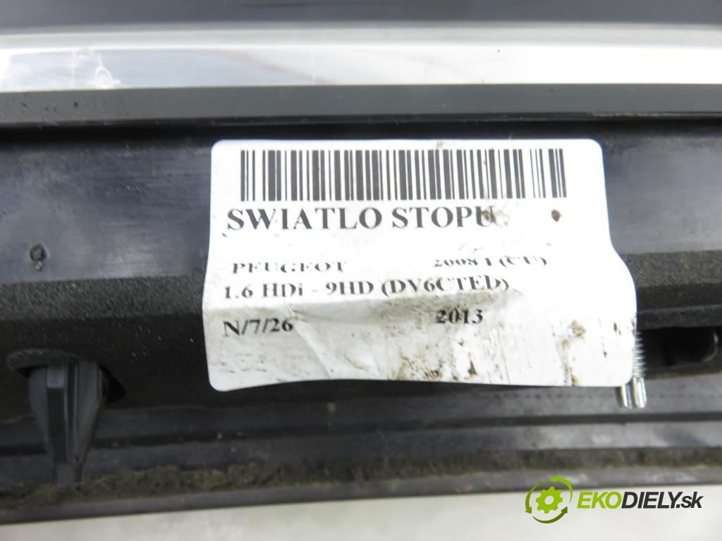 PEUGEOT 2008 I (CU_) KOMBI 2013 84,00 1.6 HDi - 9HD (DV6CTED) 1560,00 SVĚTLO bŕzd 9678324280