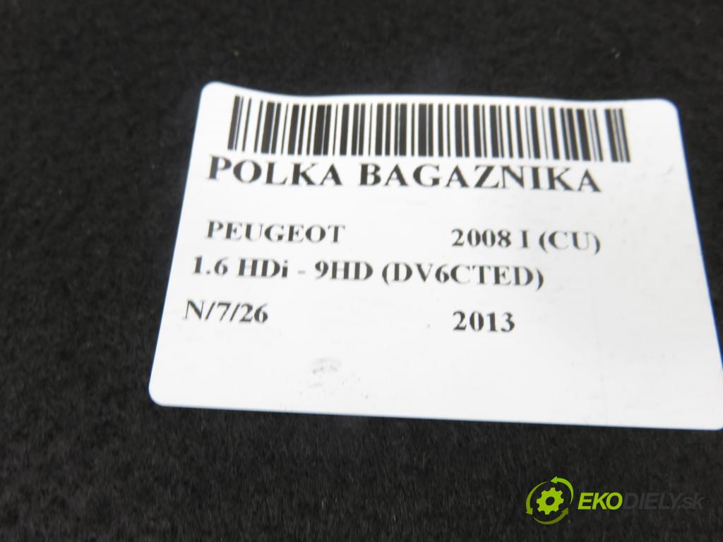 PEUGEOT 2008 I (CU_) KOMBI 2013 84,00 1.6 HDi - 9HD (DV6CTED) 1560,00 POLKA: kufr 9677702380