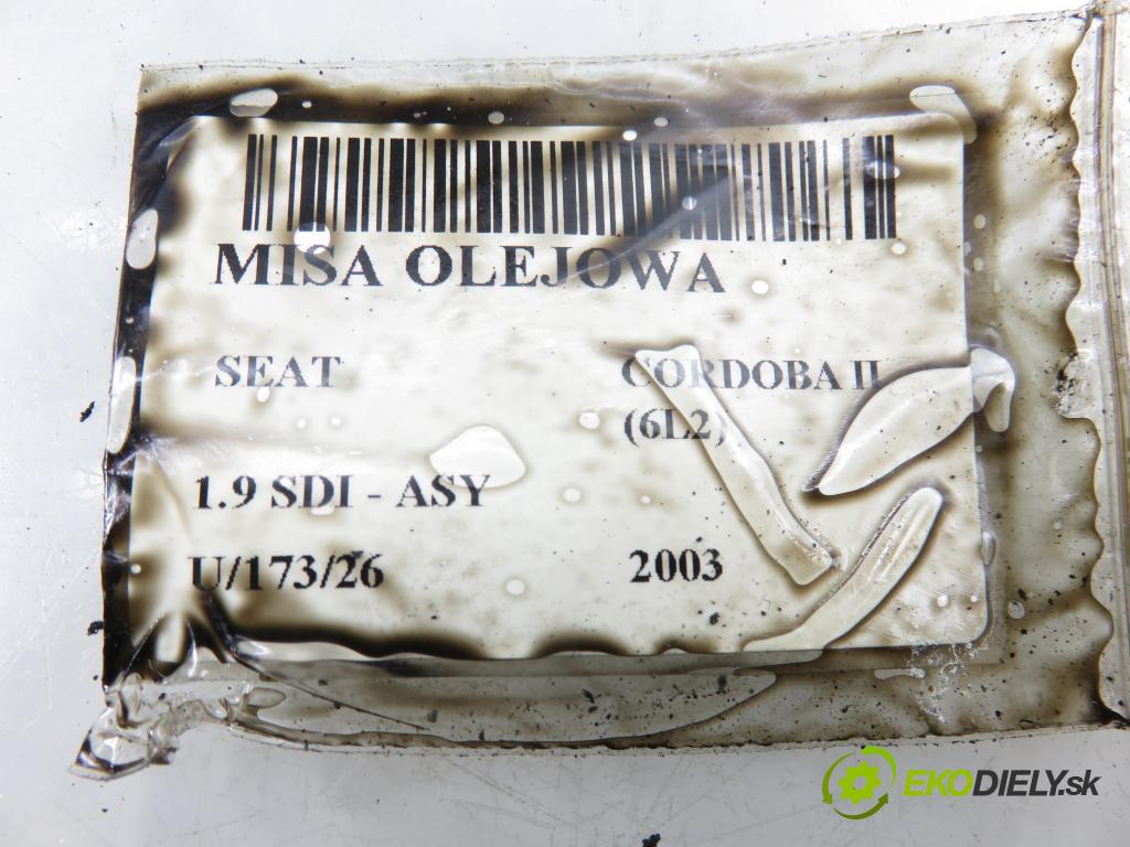 SEAT CORDOBA (6L2) SEDAN 2003 47,00 1.9 SDI - ASY 1896,00 Vaňa olejová  (Olejová vaňa)