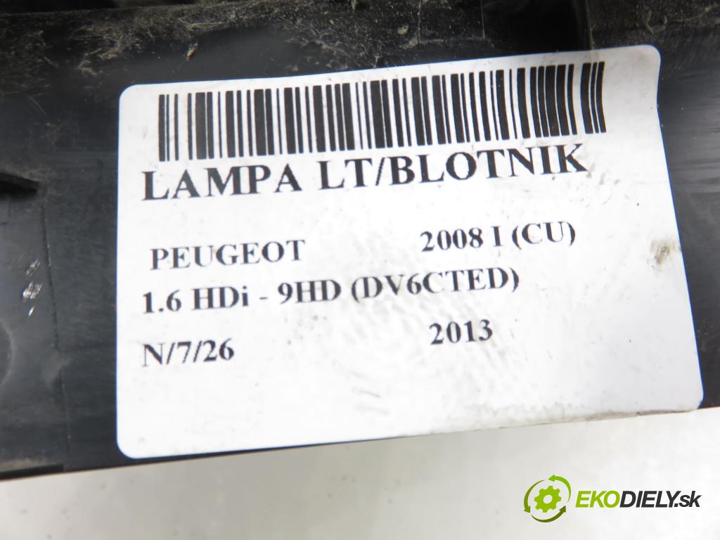 PEUGEOT 2008 I (CU_) KOMBI 2013 84,00 1.6 HDi - 9HD (DV6CTED) 1560,00 Svetlo ľavé zadné 9678074280