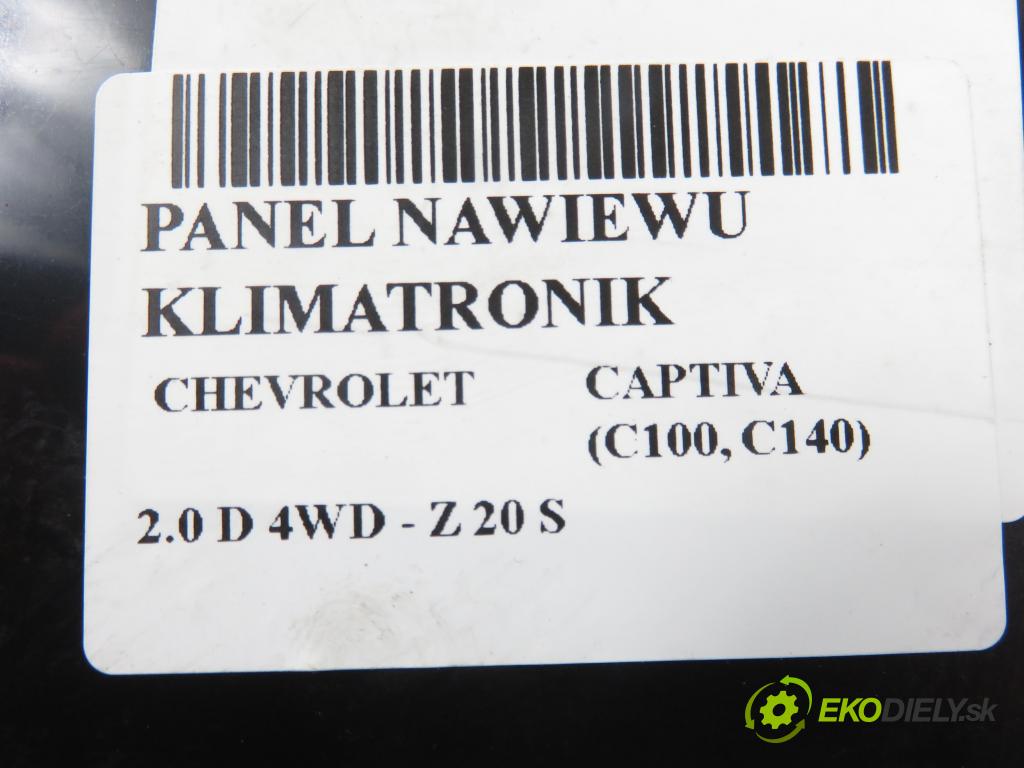 CHEVROLET CAPTIVA (C100, C140) SUV 2007 110,00 2.0 D 4WD 1991,00 Panel kúrenia KLIMATIZACE: 96436272