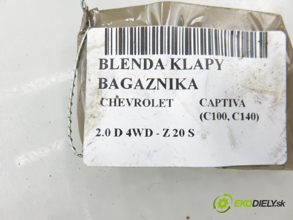 CHEVROLET CAPTIVA (C100, C140) SUV 2007 110,00 2.0 D 4WD 1991,00 Zadné čelo dverí kufor 96624637