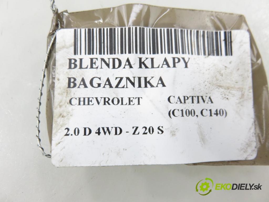 CHEVROLET CAPTIVA (C100, C140) SUV 2007 110,00 2.0 D 4WD 1991,00 Zadné čelo dverí kufor 96624637