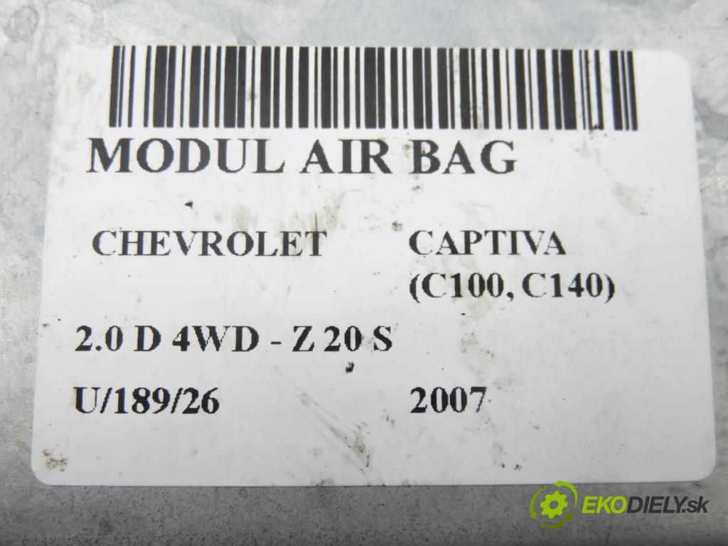 CHEVROLET CAPTIVA (C100, C140) SUV 2007 110,00 2.0 D 4WD 1991,00 MODUL air BAG 96810868