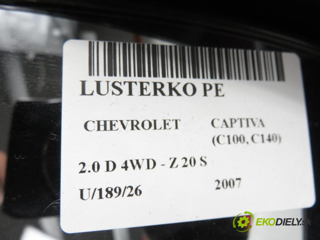 CHEVROLET CAPTIVA (C100, C140) SUV 2007 110,00 2.0 D 4WD 1991,00 Spätné zrkadlo