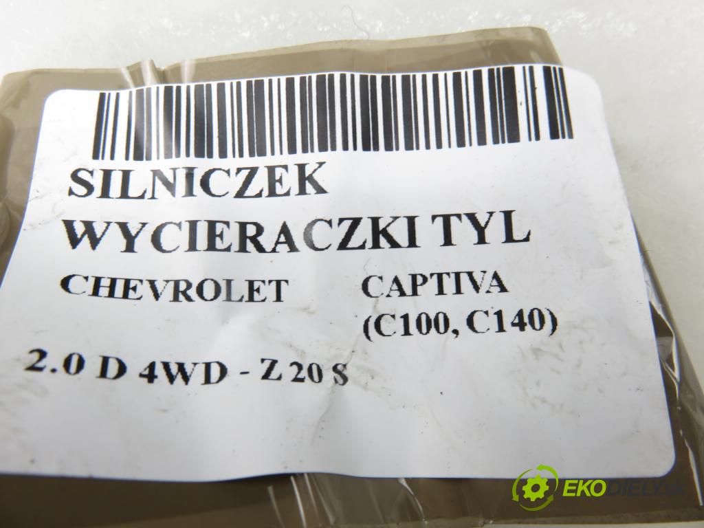 CHEVROLET CAPTIVA (C100, C140) SUV 2007 110,00 2.0 D 4WD 1991,00 motorek stěrače ZADNÍ: 96627058