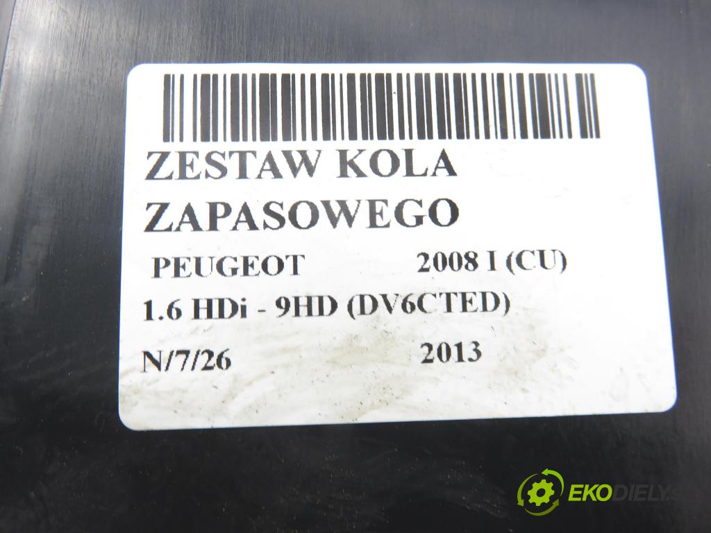 PEUGEOT 2008 I (CU_) KOMBI 2013 84,00 1.6 HDi - 9HD (DV6CTED) 1560,00 Súprava KOLA: ZÁLOHOVANIE: 9655342680