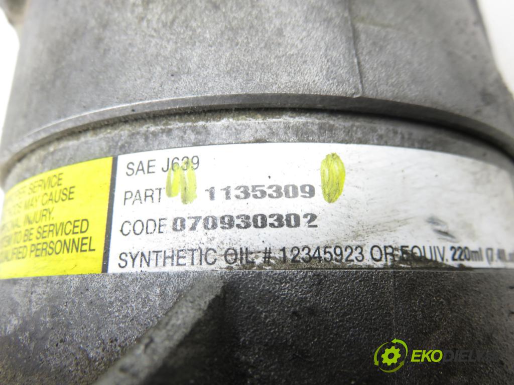 RENAULT SCENIC I (JA0/1_) MINIVAN 2001 75,00 1.9 dCi 102 - F9Q 732 1870,00 KOMPRESOR: klimatizace 1135309 (Kompresor klimatizace)