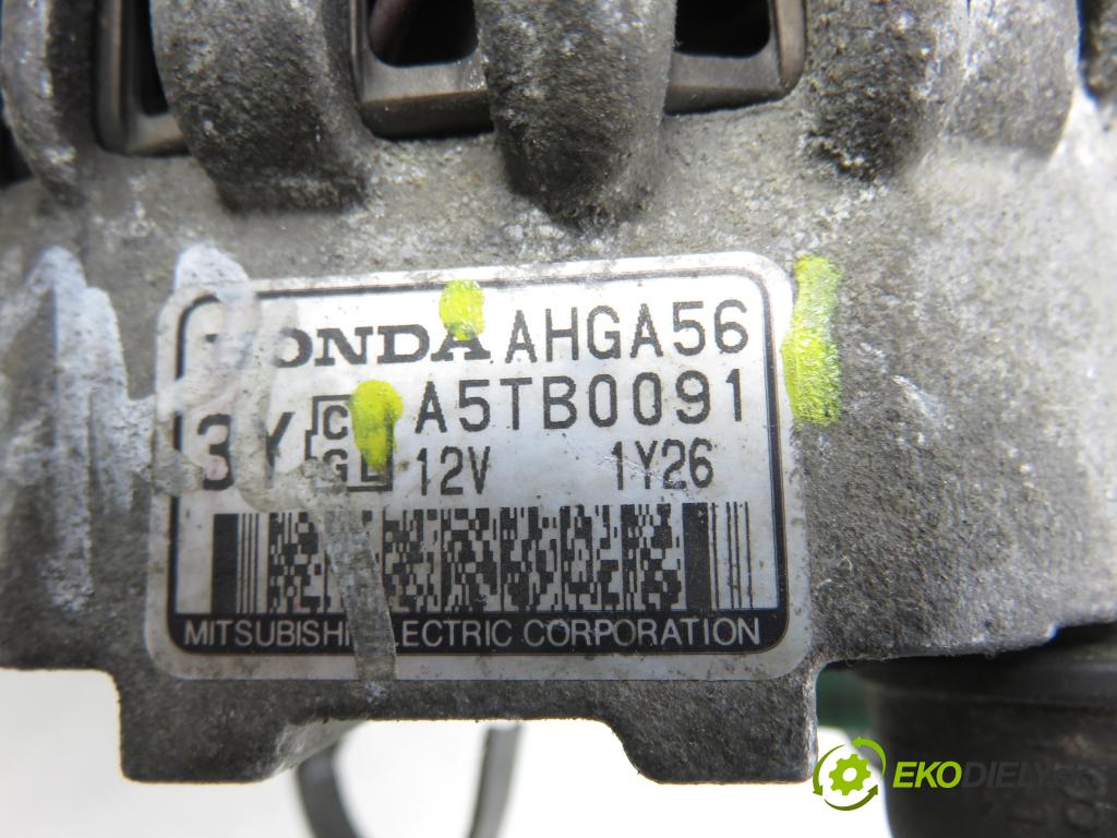 HONDA JAZZ II (GD_, GE3, GE2) HB 2004 57,00 1.2 i-DSI (GD5, GE2) - L12A1 1243,00 Alternátor A5TB0091 ; AHGA56 (Alternátor)