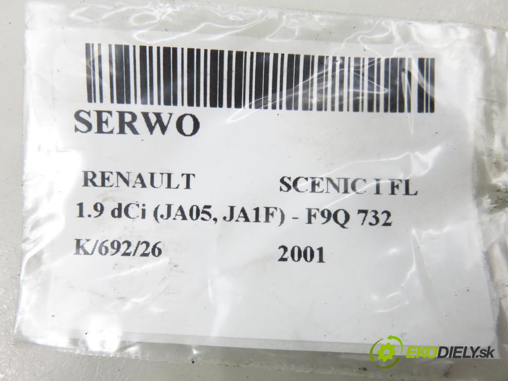 RENAULT SCENIC I (JA0/1_) MINIVAN 2001 75,00 1.9 dCi 102 - F9Q 732 1870,00 Posilovač 8200069904A ; 03786420014 (Servočerpadlo)