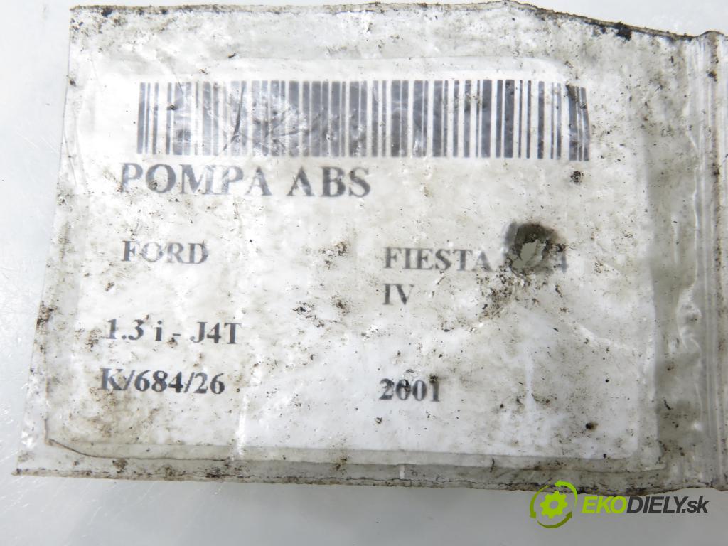 FORD FIESTA IV (JA_, JB_) HB 2001 44,00 1.3 i - J4T 1299,00 Pumpa ABS YS612M110AA ; YS612C013AA ; 10094901063 (Pumpa ABS)