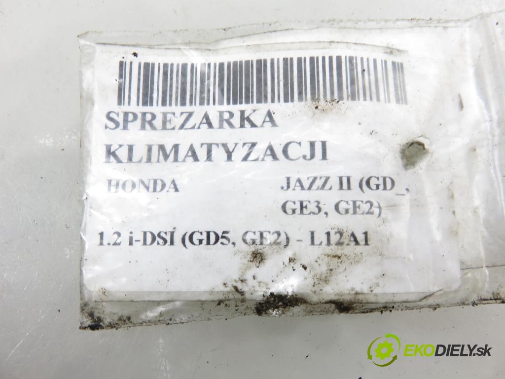 HONDA JAZZ II (GD_, GE3, GE2) HB 2004 57,00 1.2 i-DSI (GD5, GE2) - L12A1 1243,00 KOMPRESOR: klimatizace HS090R (Kompresor klimatizace)