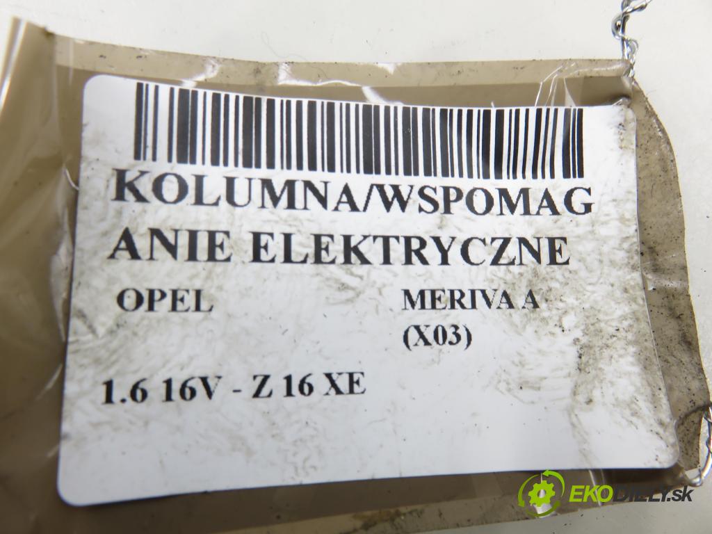 OPEL MERIVA A nadwozie wielkoprzestrzenne (MPV) (X03) MINIVAN 2003 74,00 1.6 16V - Z 16 XE 1598,00 serv/podporovanie elektrické 26087677 ; 93392692 ; 26095564