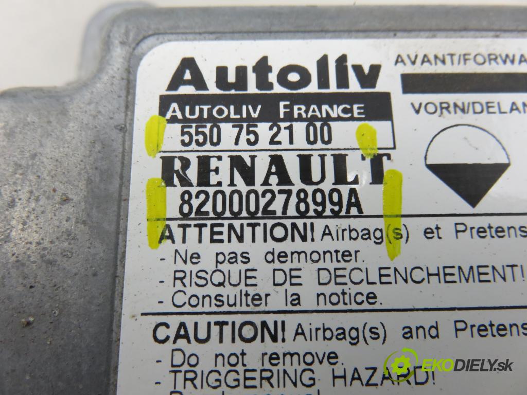 RENAULT MASTER II Platforma / podwozie (ED/HD/UD) KABINA/PLATFORMA 2000 59,00 2.5 D - S8U 770 2499,00 MODUL air BAG 8200027899 ; 8200027899A ; 550752100