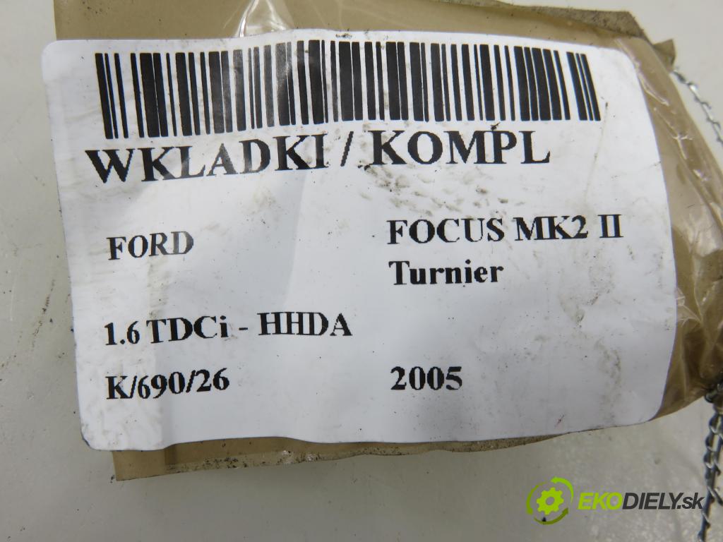 FORD FOCUS II Turnier (DA_, FFS, DS) KOMBI 2005 66,00 1.6 TDCI 90 1560,00 spínačka / VLOŽKY 3M513F880AD