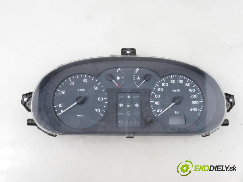 RENAULT SCENIC I (JA0/1_) MINIVAN 2001 75,00 1.9 dCi 102 - F9Q 732 1870,00 Prístrojovka elektrický 8200071820 ; P8200071820