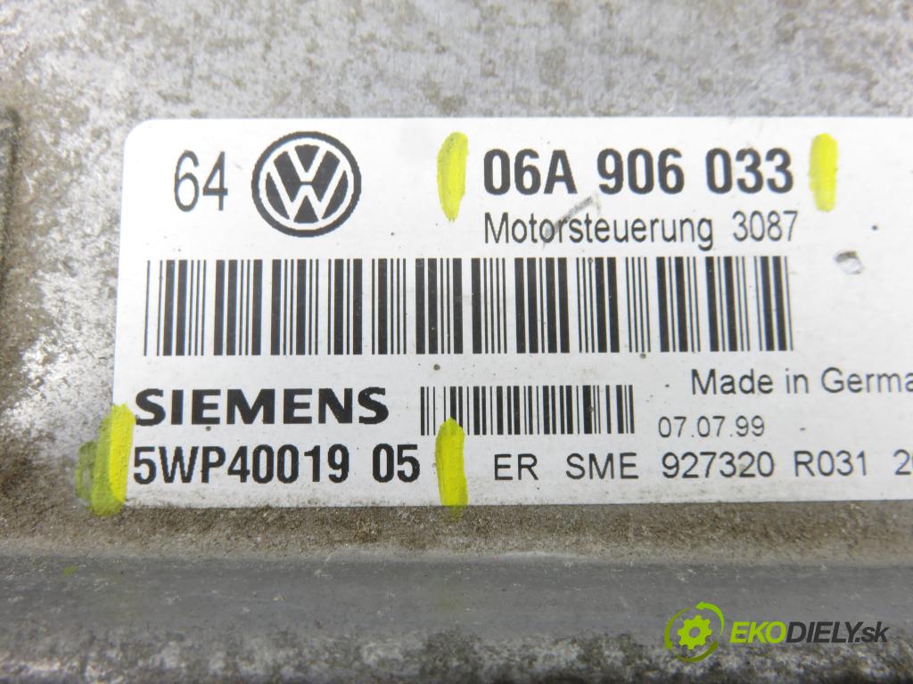 VW GOLF IV Variant (1J5) KOMBI 1999 74,00 1.6 - APF 1595,00 Riadiaca jednotka Motor 5WP4001905 ; 06A906033