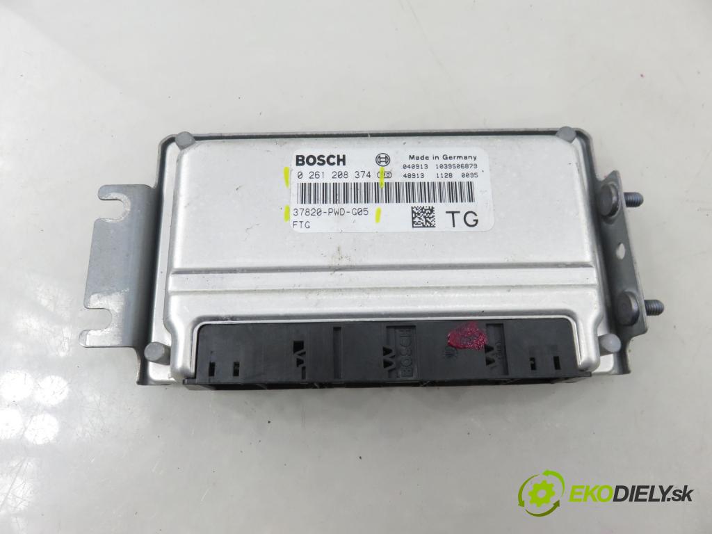 HONDA JAZZ II (GD_, GE3, GE2) HB 2004 57,00 1.2 i-DSI (GD5, GE2) - L12A1 1243,00 řídící jednotka motora 37820PWDG05 ; 0261208374