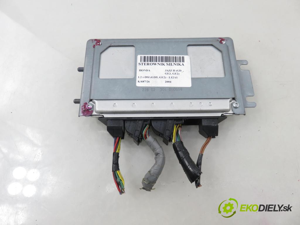 HONDA JAZZ II (GD_, GE3, GE2) HB 2004 57,00 1.2 i-DSI (GD5, GE2) - L12A1 1243,00 řídící jednotka motora 37820PWDG05 ; 0261208374