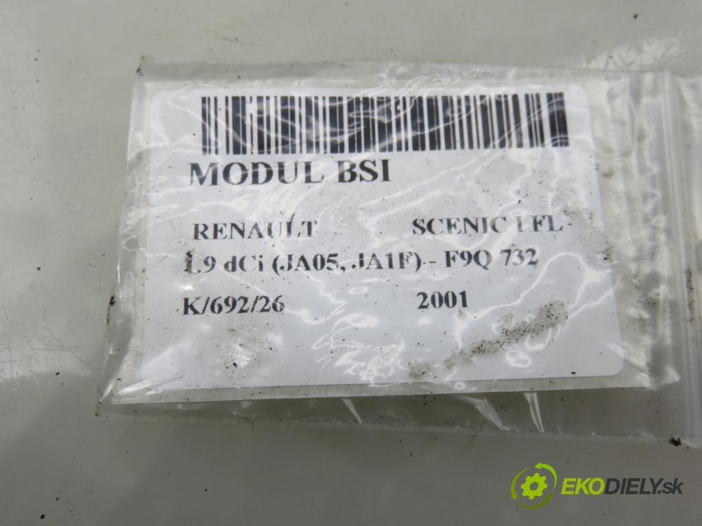 RENAULT SCENIC I (JA0/1_) MINIVAN 2001 75,00 1.9 dCi 102 - F9Q 732 1870,00 MODUL BSI S108502610G ; 8200029342B