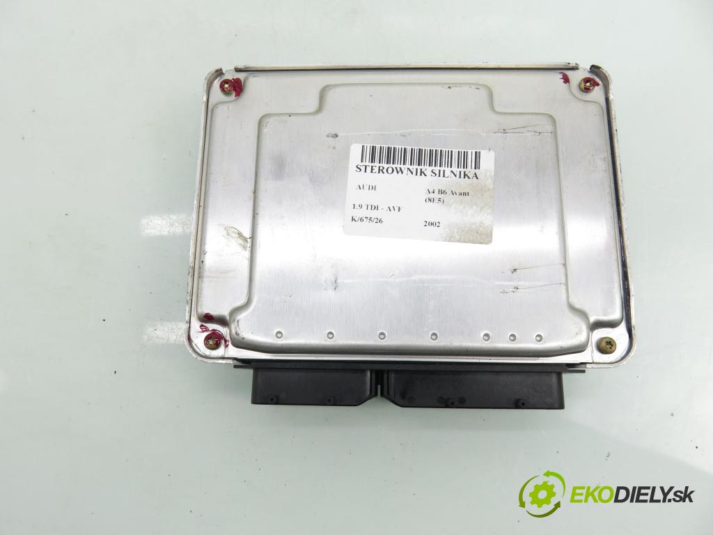 AUDI A4 Avant (8E5, B6) KOMBI 2002 96,00 1.9 TDI PD 130 - AVF 1896,00 Riadiaca jednotka Motor 038906019JL ; 0281011036