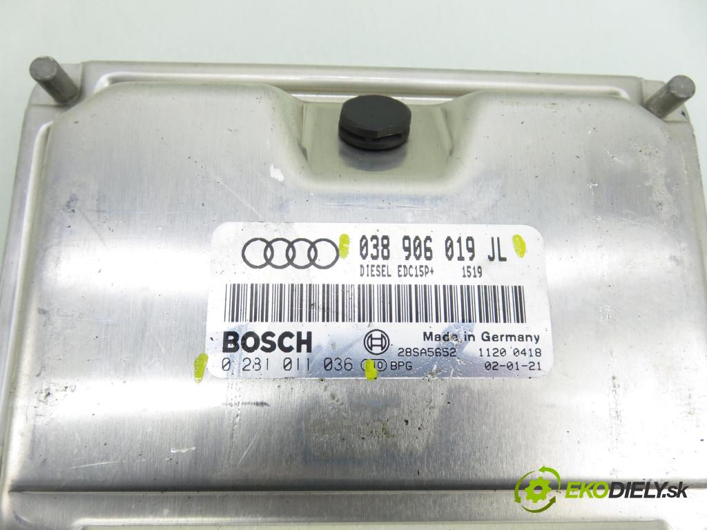 AUDI A4 Avant (8E5, B6) KOMBI 2002 96,00 1.9 TDI PD 130 - AVF 1896,00 Riadiaca jednotka Motor 038906019JL ; 0281011036