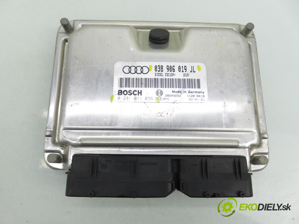 AUDI A4 Avant (8E5, B6) KOMBI 2002 96,00 1.9 TDI PD 130 - AVF 1896,00 Riadiaca jednotka Motor 038906019JL ; 0281011036